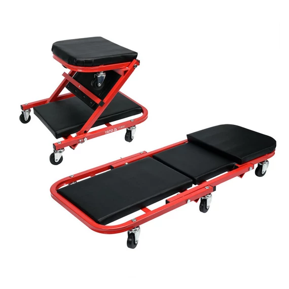 Platformă mobilă și scaun pentru service YATO YT-08802, 91 cm