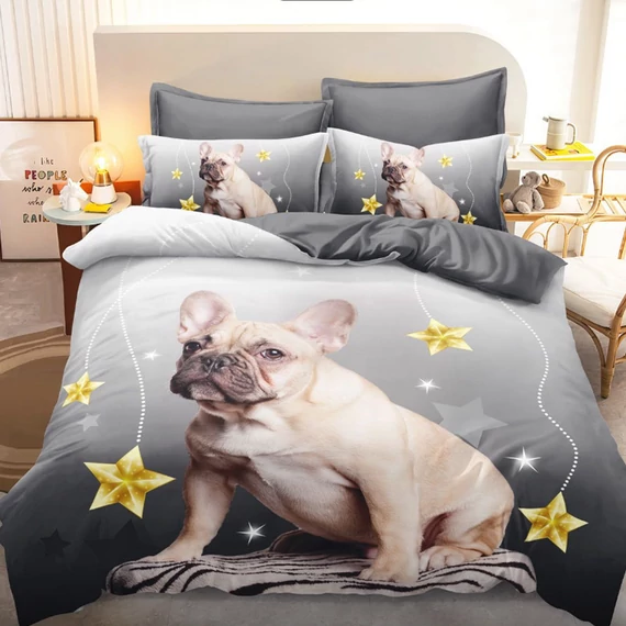 Set de lenjerie de pat 7 piese Happy Dogs 5 G-04