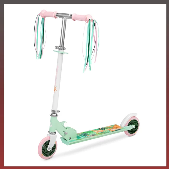 Trotinetă pentru copii Spokey DUKE cu ciucuri decorativi – 943449