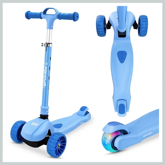 Spokey HOPI trotinetă pliabilă pentru echilibru, albastru 944616