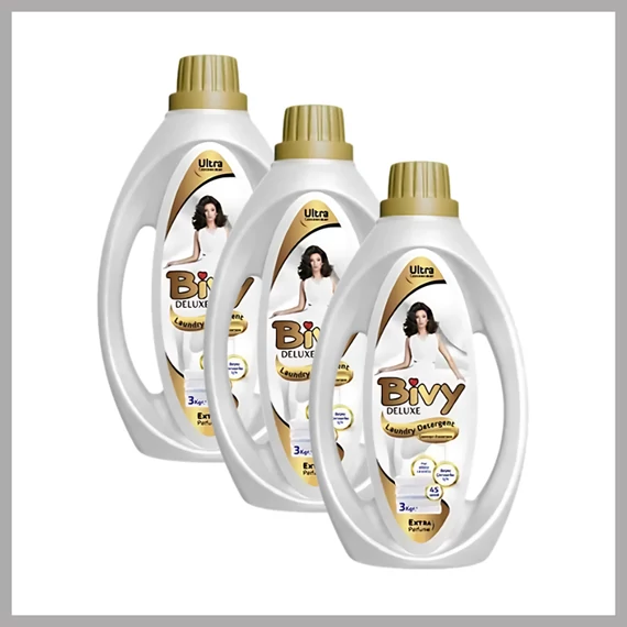 Detergent lichid Bivy Deluxe pentru rufe albe – 3 × 3 litri (BIVY1)
