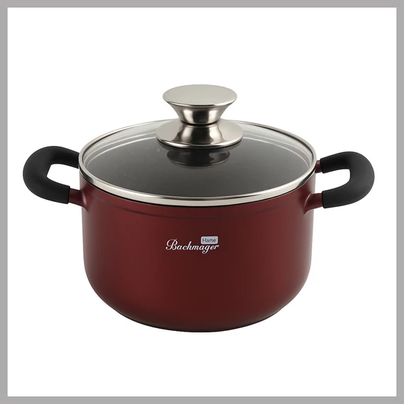 Oală adâncă Bachmayer cu capac, 20 cm BM-7882-20