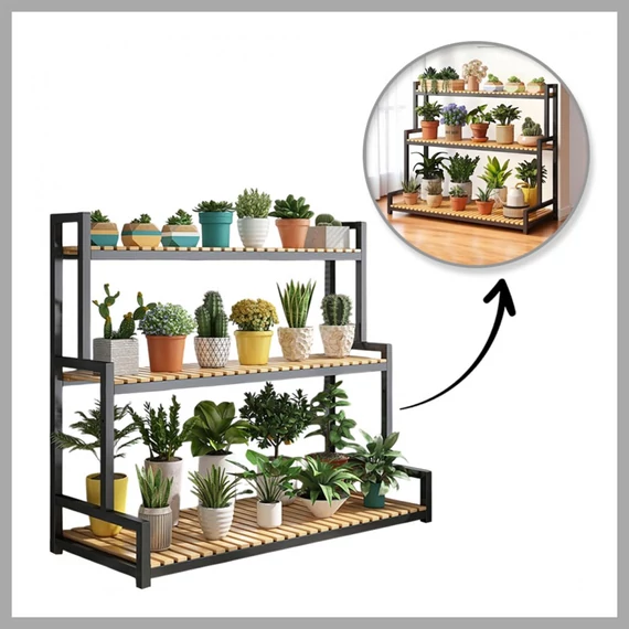 Etajeră pentru plante Florist – 3 niveluri – SZ47CZ