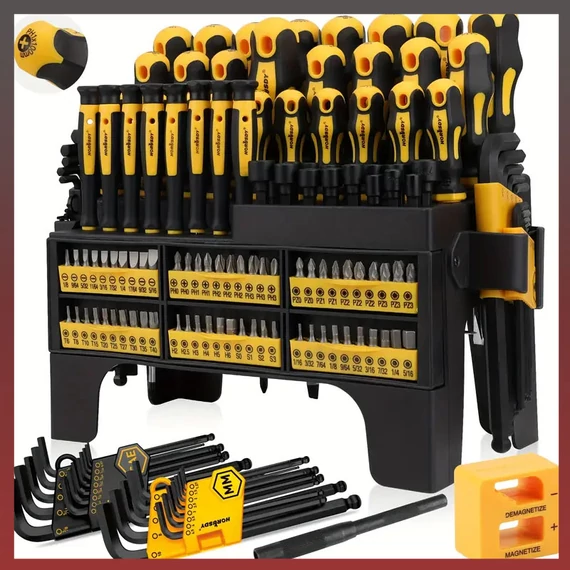 Set de ?urubelni?e magnetice cu 140 de piese WW958634