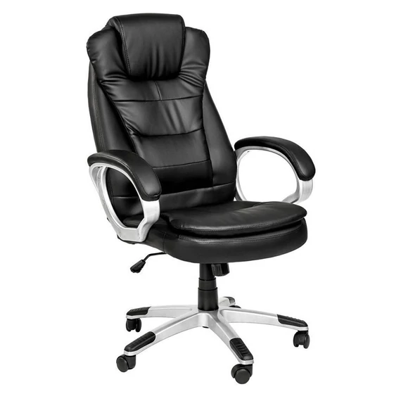 Scaun de birou OfficeTrade negru cu funcție de masaj prin vibrații, cod HOLM1051