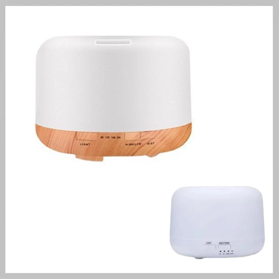 Difuzor Ultrasonic de Aromaterapie și Umidificator (500 ml) HOLM3259