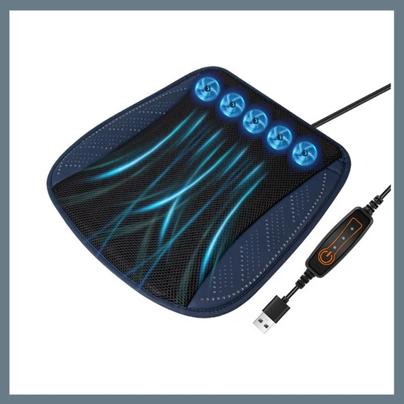 Pernă auto cu ventilator USB – holm7233