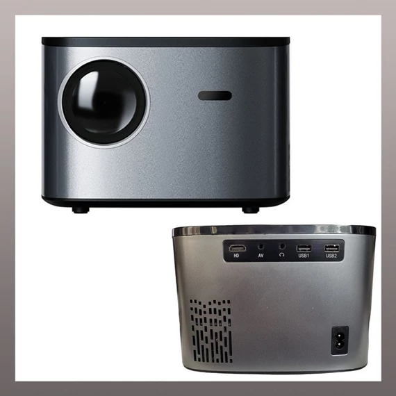 Q7 Proiector Android cu aplicații de streaming integrate, model holm8458