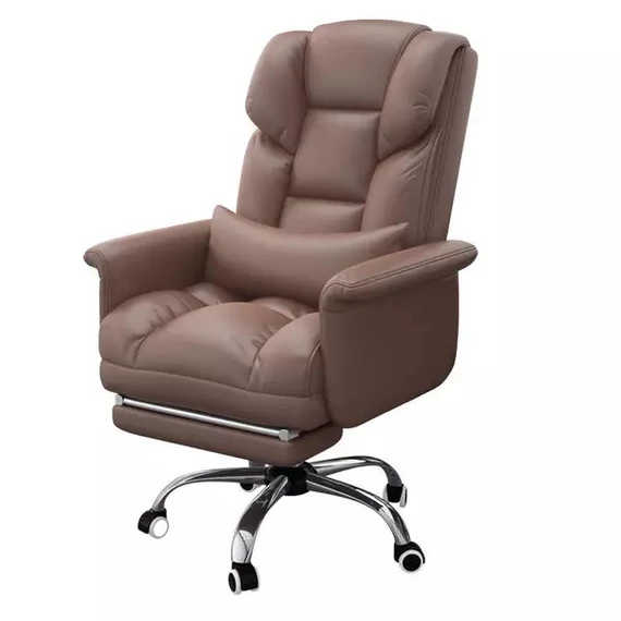 Scaun Luxor pentru birou cu suport pentru picioare, maro, holm8515