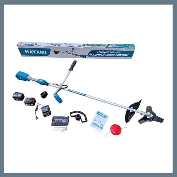 Trimmer/Husă de tuns iarba cu acumulator HAYAMI 128V HA-1034