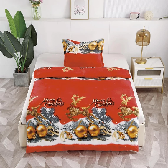 Pătură de Crăciun din microfleece RED CHRISTMAS 150 x 200 redchristmas150