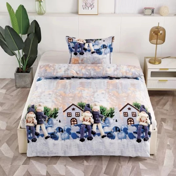 WINTER Pătură de Crăciun din microfleece 180 x 200 WINTER180