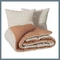 Set de lenjerie de pat cu model - Posei 240x220, bej 209029