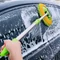 Mop de spălare auto cu mâner lung și perie din piele QK106444 – Verde
