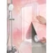 1 Rolă Tapet Rezistent la Apă cu Model Marmură Aurită, 45x100 cm, Roz 35703384-R2