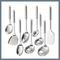 Set de ustensile de bucătărie din oțel inoxidabil, 9 piese, cu spatulă, strecurătoare și polonic 601099698672411