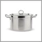 Victor oală din oțel inoxidabil cu capac din sticlă, 6L, Ø 26 cm – V-NB26