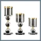Set de 3 sfeșnice din cristal – Auriu CG310721-2