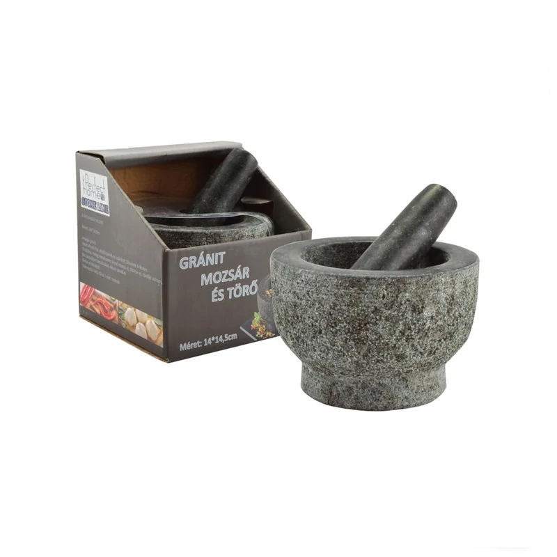 Perfect Home Mojar + Pistil din Granit (15 cm) – 12453