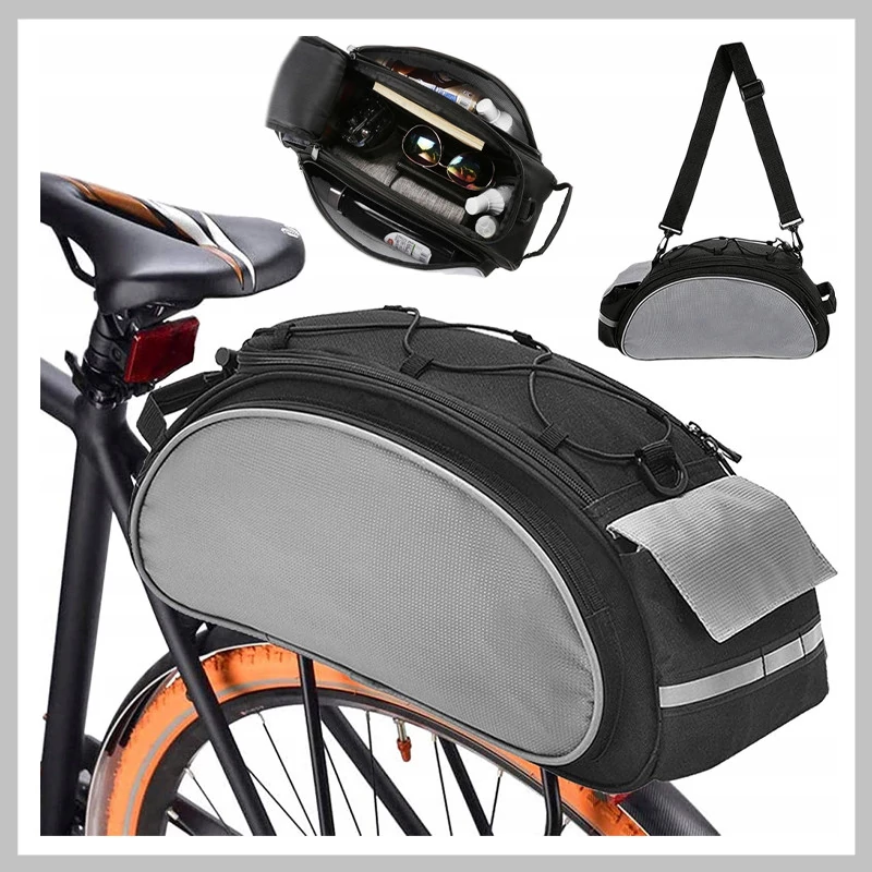 Geantă Multifuncțională pentru Bicicletă cu Montare pe Suport 13L 14402