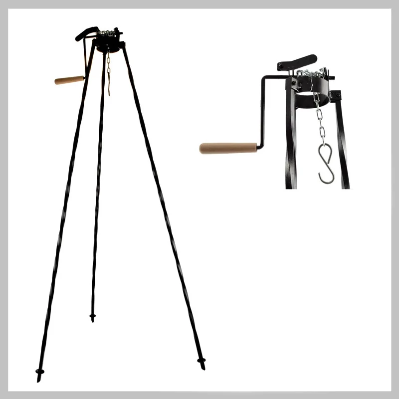 Perfect Home Trepied pentru ceaun cu mecanism rotativ, 120 cm – 16658