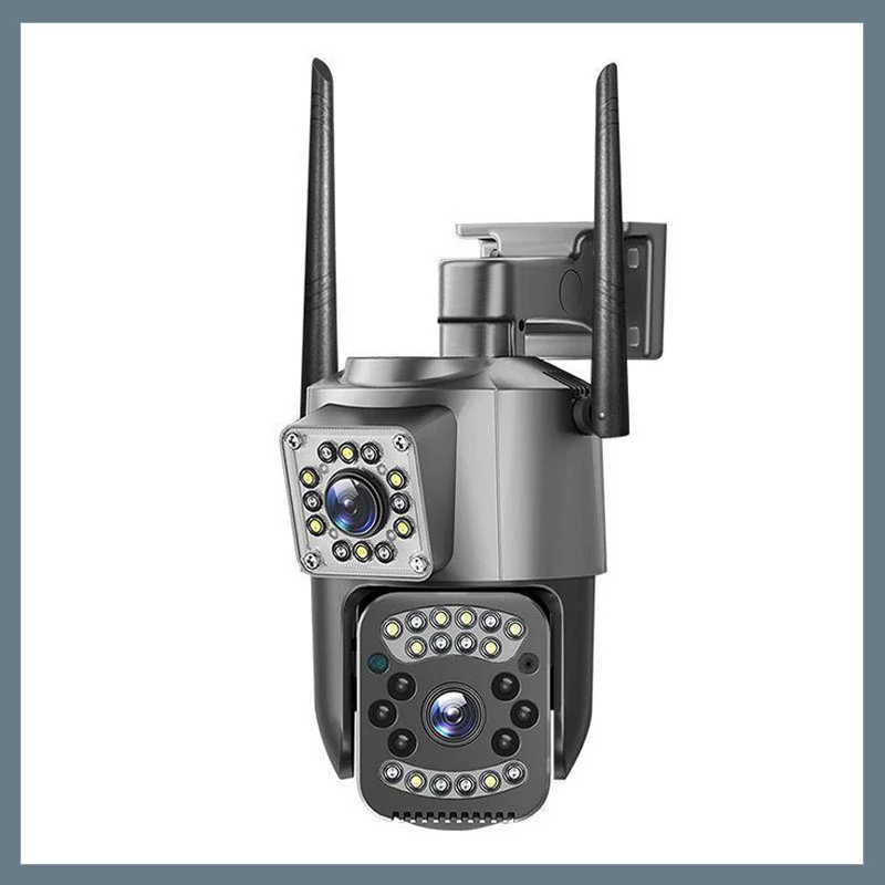 Cameră IP 2K cu două obiective, zoom 10X și viziune nocturnă holm8446