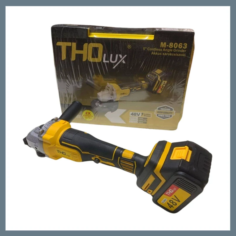 Flex de colț cu acumulator THO Lux, 48V, 2 baterii M-8063