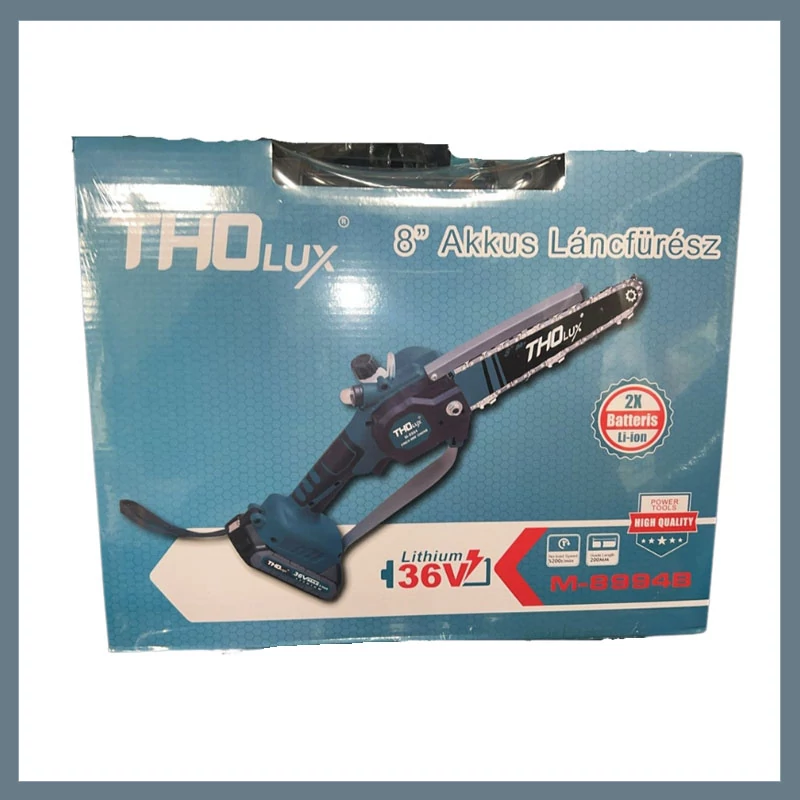 Fierăstrău cu lanț manual THO Lux 36V, 2 baterii M-8994B