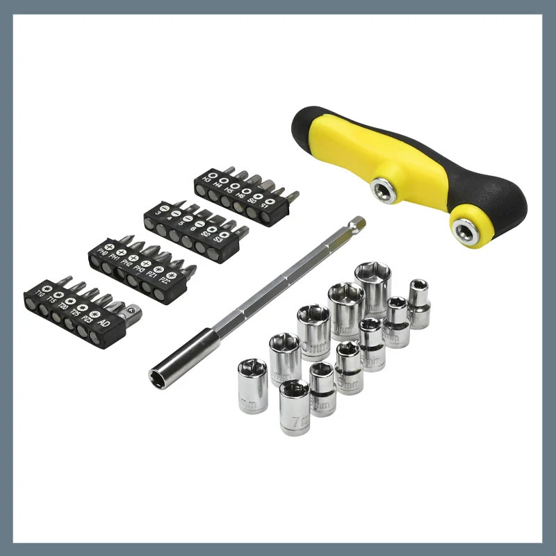 Set de șurubelnițe cu mâner în T, 37 piese 014010