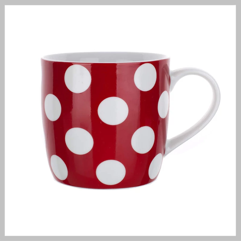 DOTS Cană din ceramică 310 ml, roșie
60223087