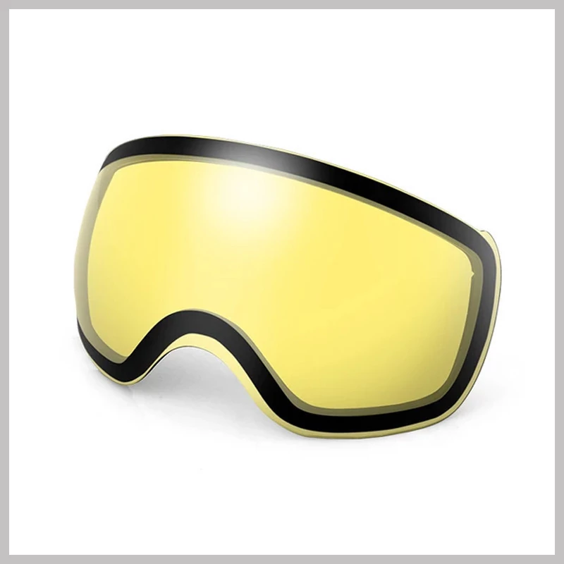 Lentilă galbenă, interschimbabilă pentru ochelari de schi/snowboard Kutook X-Treme holm7396