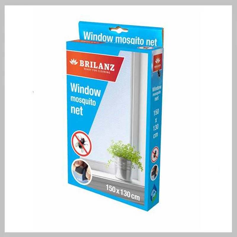 BRILANZ Plasă anti-insecte 150 x 130 cm cu velcro 5,6 m 43GT12102BR
