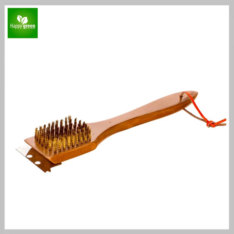 HAPPY GREEN Perie de curățat grătar 30 cm, lemn 5012215