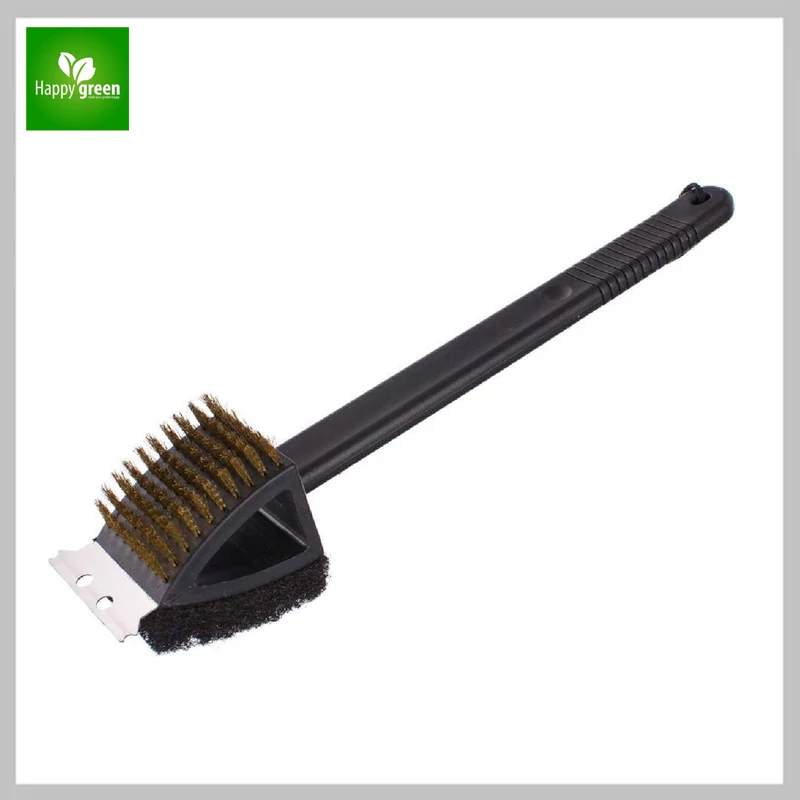 HAPPY GREEN Perie de curățat pentru grătar 38 cm, 3 în 1 5012235