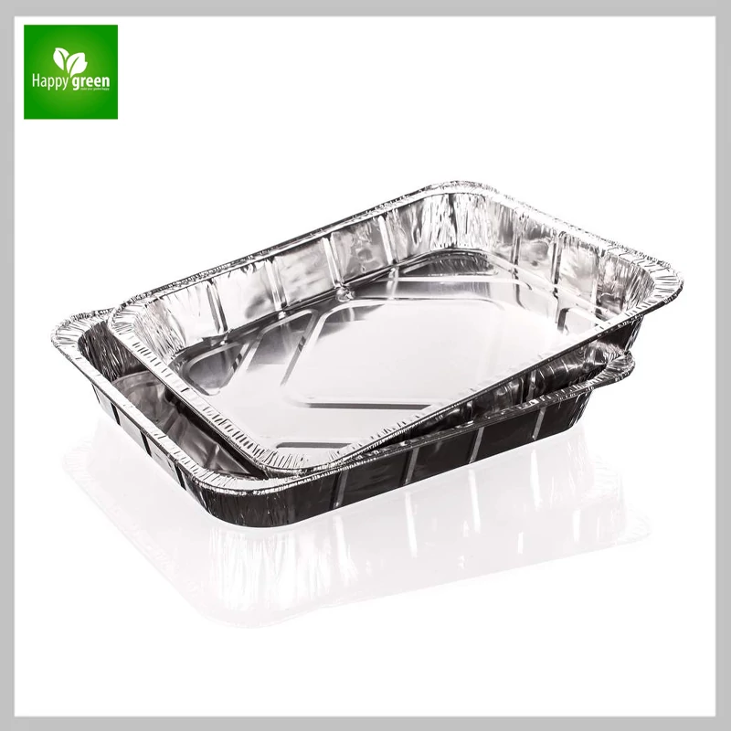 HAPPY GREEN Tavă de Grătar din Aluminiu 2,7 litri, 32 x 26 x 4,5 cm - 5012305