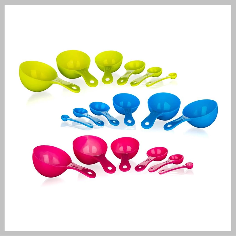 Set de pahare dozatoare din plastic ACCASA, 6 bucăți – 55817YA-Z