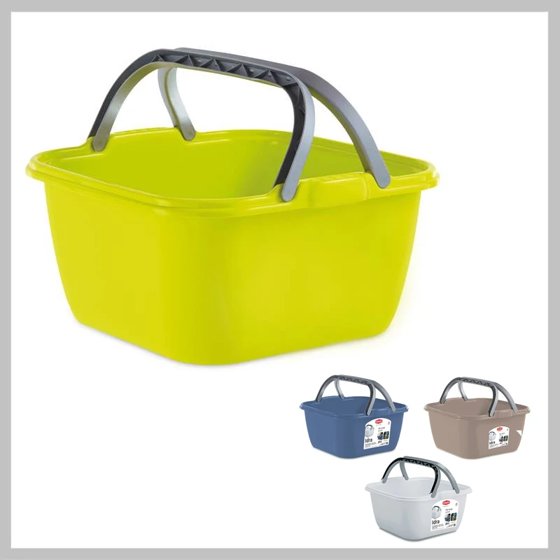 Coș din plastic cu mânere IDRA 13L – 55PR129D