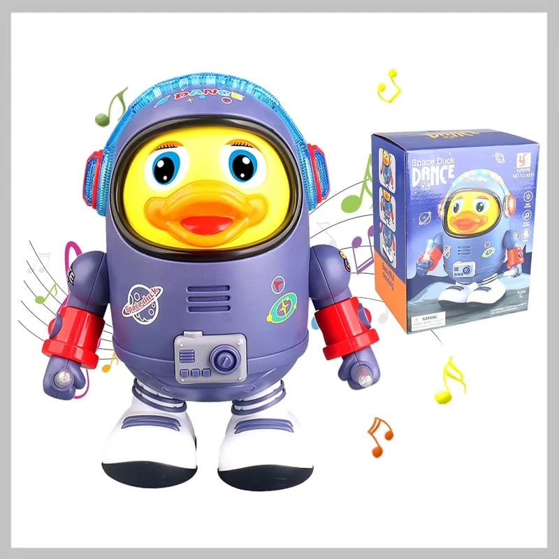 Rață astronaut dansatoare cu lumini și sunete - SPACEDUCK18