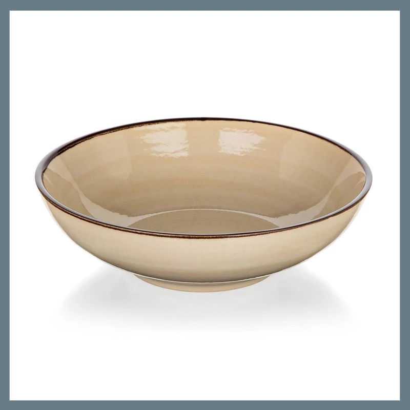Farfurie adâncă BANQUET PALAS, 18 cm, culoare crem 60322801
