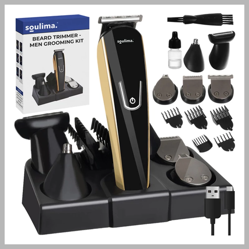 Set de tuns păr și barbă Soulima 00023574