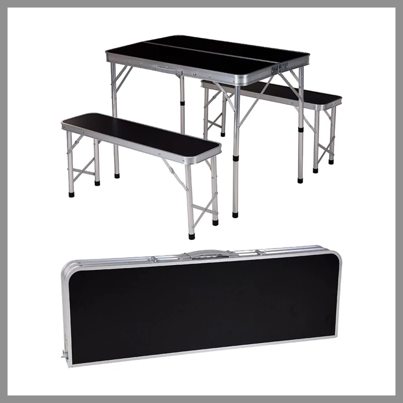 Masă de picnic cu bănci – pliabilă DS38879