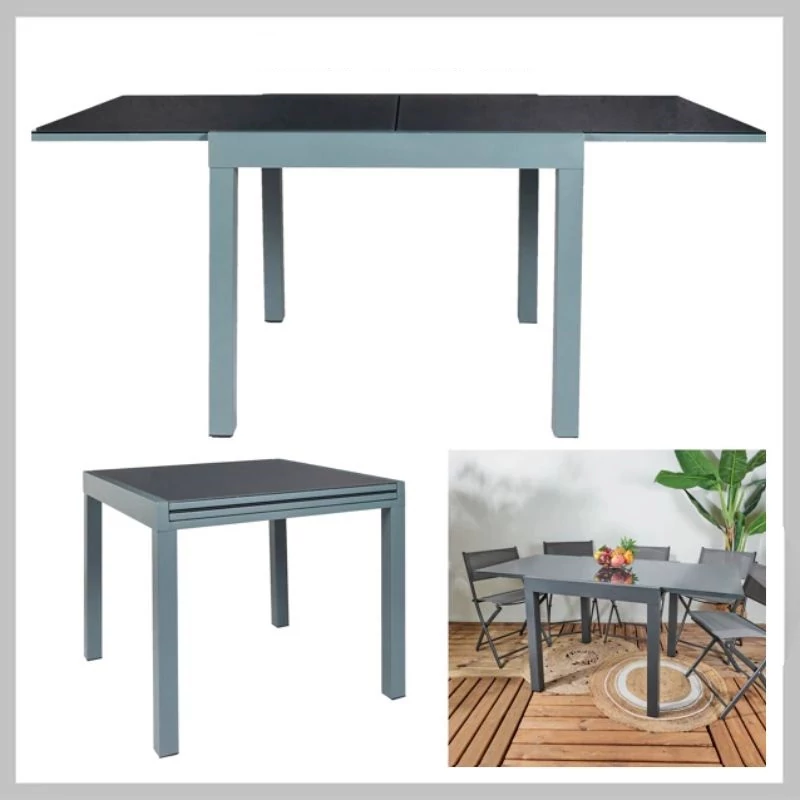 Masă de grădină extensibilă Haria 80x80x160cm HDO0287