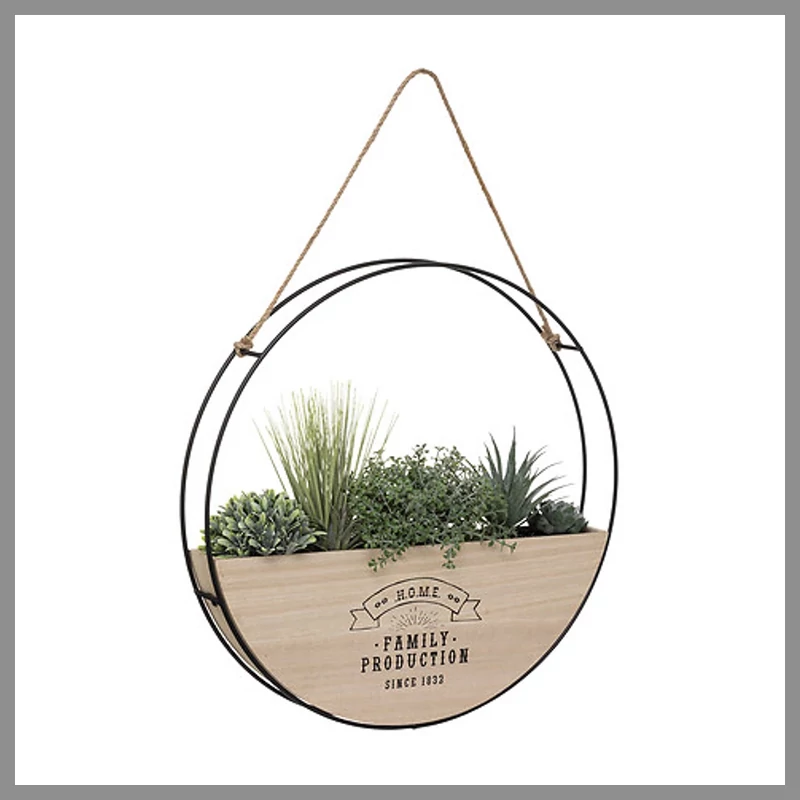 Plantă decorativă suspendată, cu efect de lemn 179310B