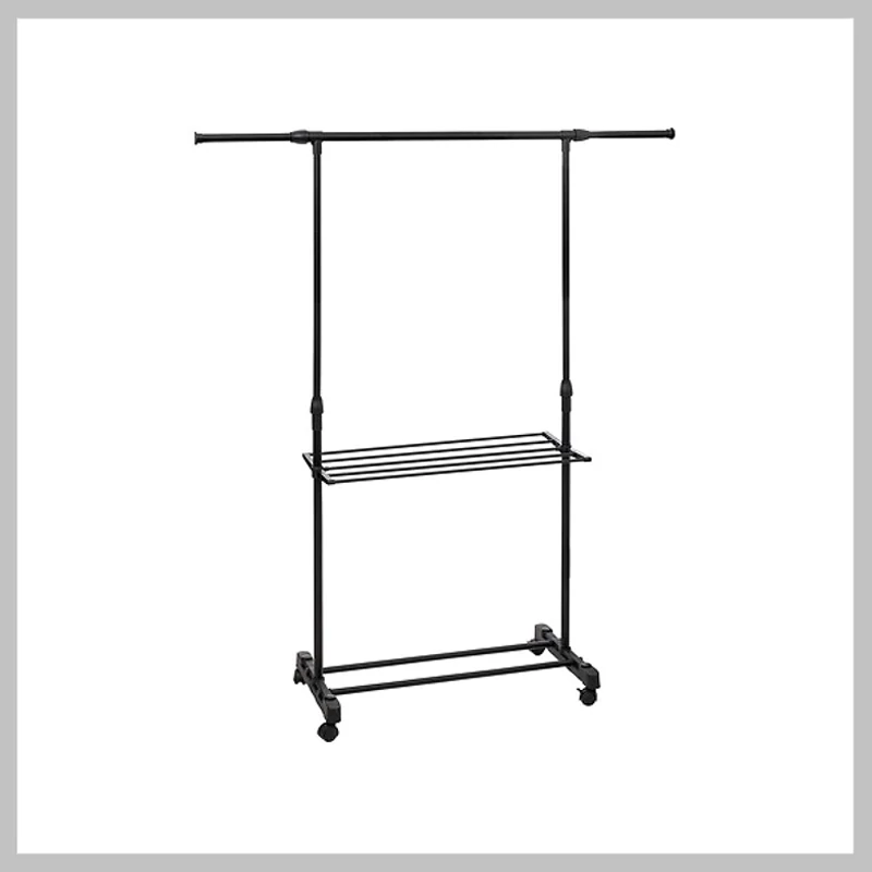 Suport pentru uscat rufe individual, negru 193484