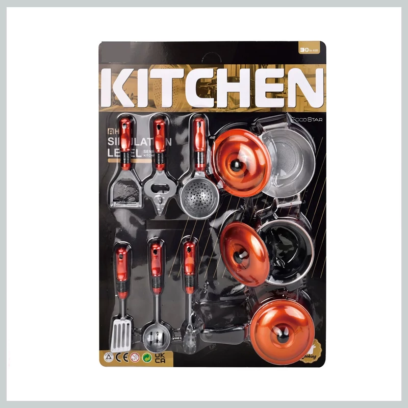 Set de vase de bucătărie pentru copii, 12 bucăți 038557