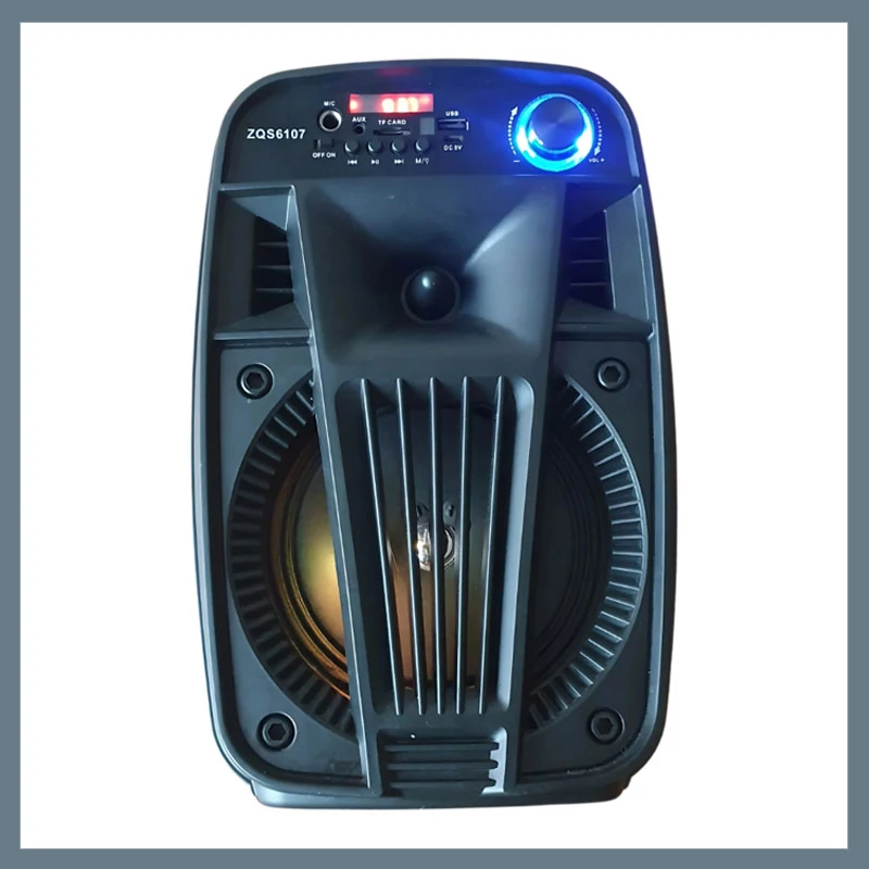 Boxă Wifi Smart cu rotație și telecomandă ZQS-6107