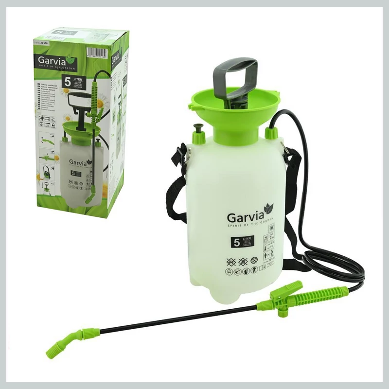 GARVIA Pulverizator de presiune cu curea pentru umăr 5 litri 20516

