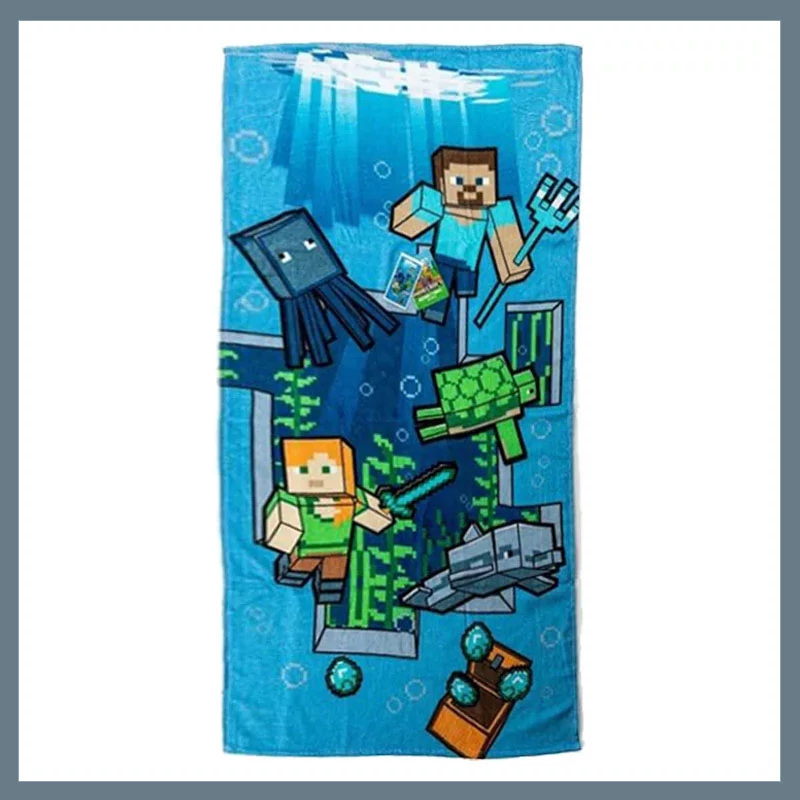 Prosop de plajă Minecraft Dive 70x140 cm CBX2452634MC