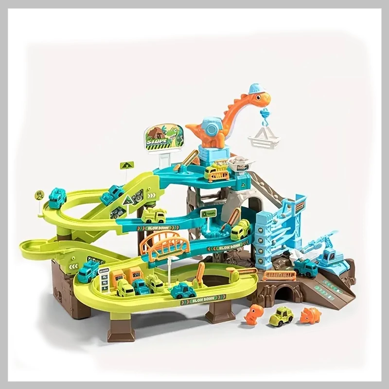 Parc de Distracție cu Dinosauri și Macara pentru Mașinuțe (T) – BW158014