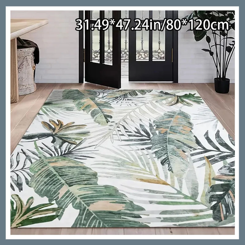 Covor din Velur cu Model Floral 80 x 120 cm BT674413-1
